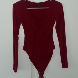 Forever, 21 Women’s Small Maroon Bodysuit